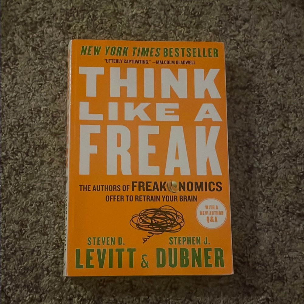 Think Like a Freak Book